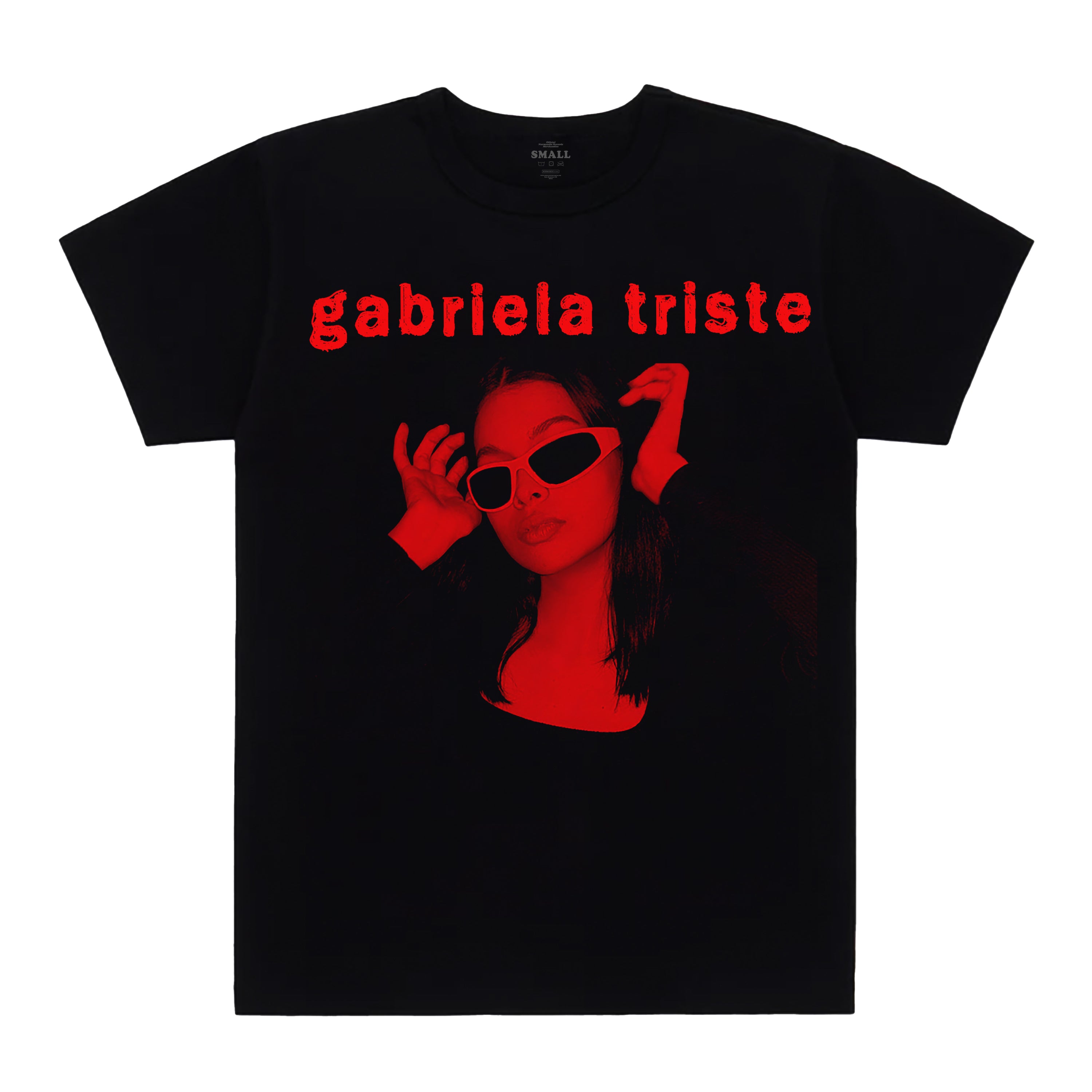 Gabriela Triste Retro Tee (Black T-Shirt)