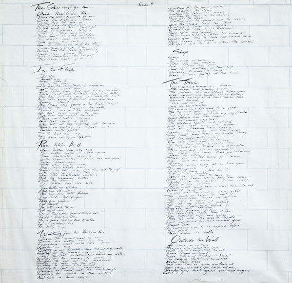 Pink Floyd - The Wall (2xLP, Album, Pit)