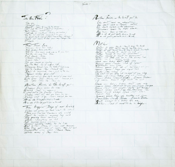 Pink Floyd - The Wall (2xLP, Album, Pit)