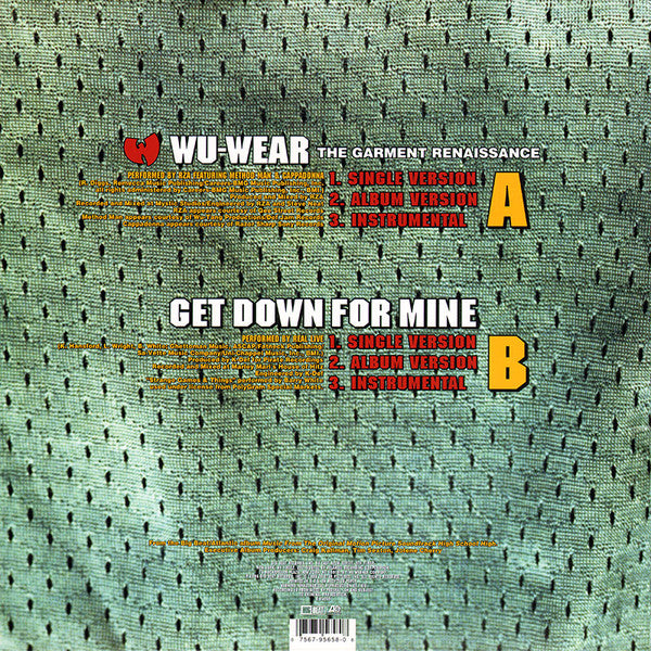 RZA Feat. Method Man & Cappadonna - Wu-Wear: The Garment Renaissance (12", Single)