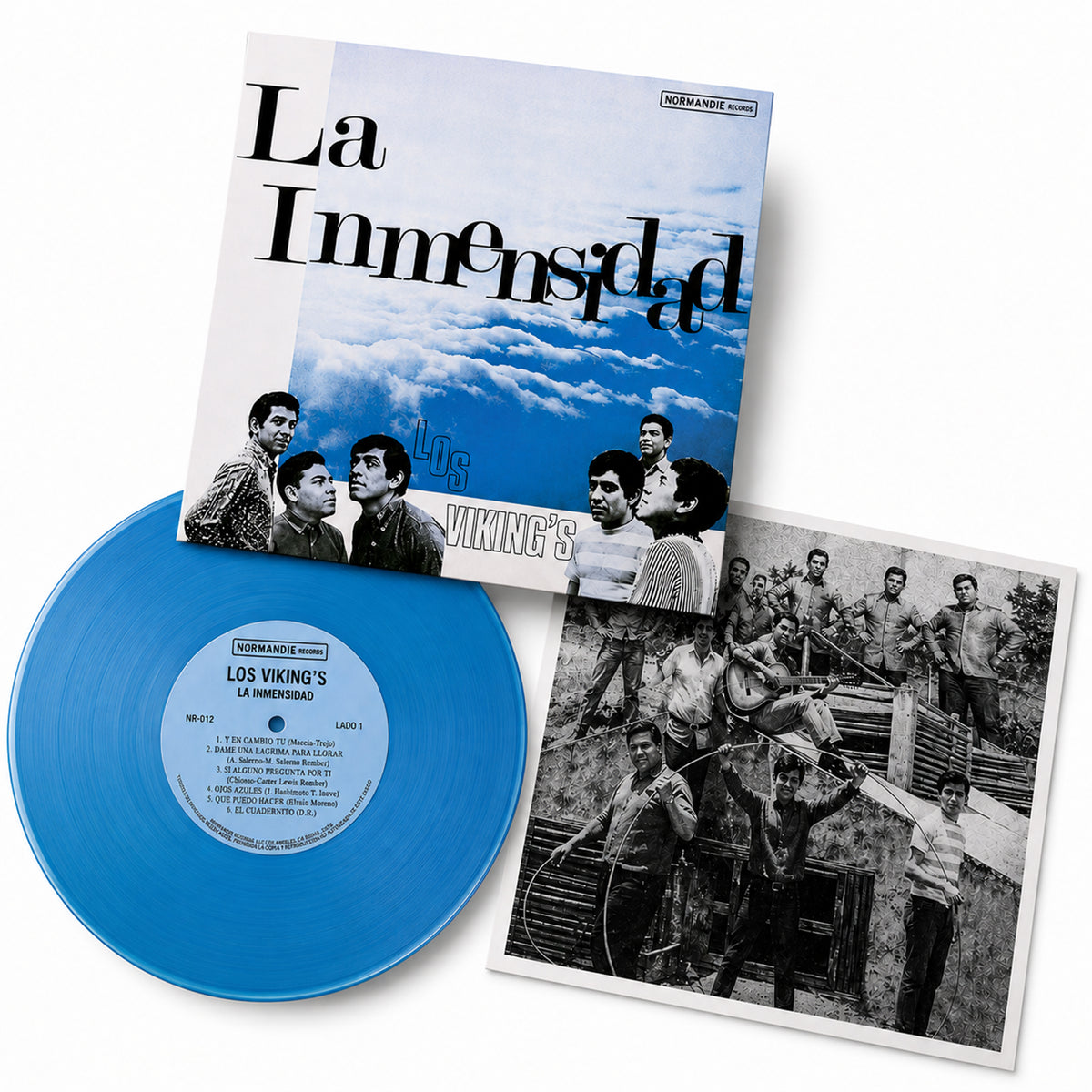 Los Viking's - La Inmensidad (Blue & White Swirl)