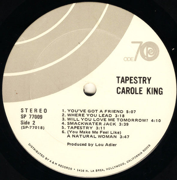 Carole King - Tapestry (LP, Album, Ter)