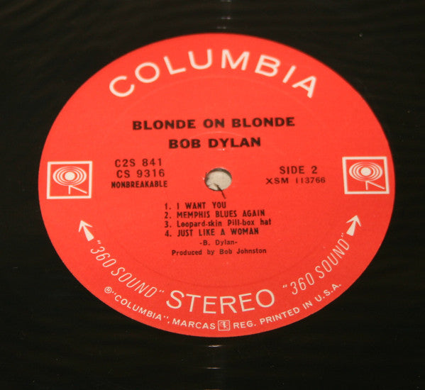 Bob Dylan - Blonde On Blonde (2xLP, Album, Pit)