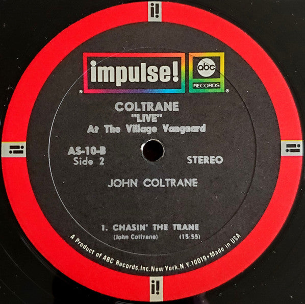 Coltrane - "Live" At The Village Vanguard (LP, Album, RE, Gat)