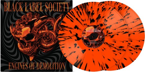 Black Label Society Engines of Demolition (Limited Edition, Neon Orange Black Splatter Colored Vinyl) (2 Lp's)
