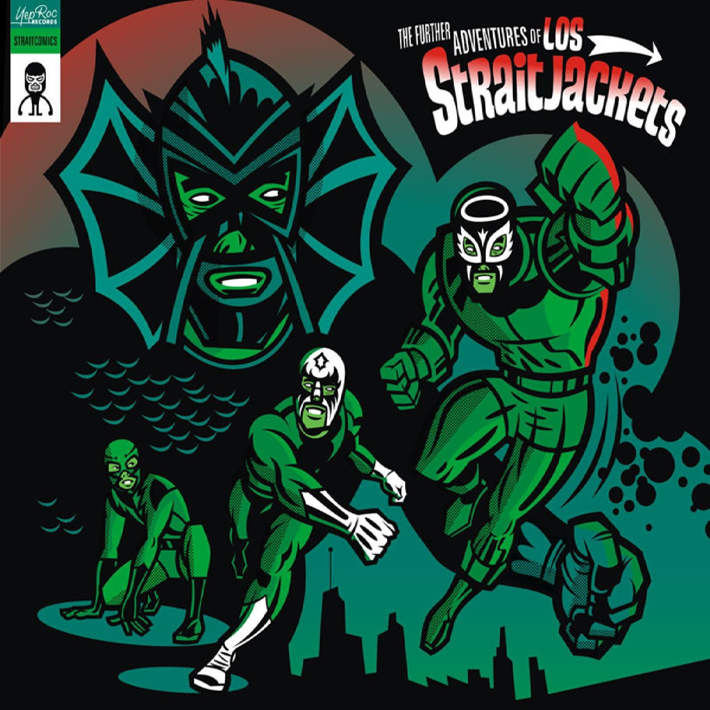 LOS STRAITJACKETS The Further Adventures Of Los Straitjackets (Green Vinyl)