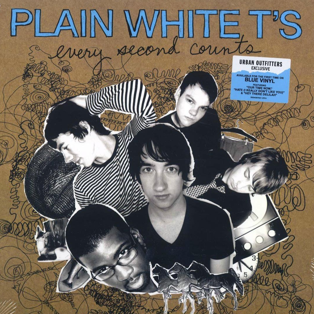 Plain White T's Every Second Counts (Limited Edition, Blue Colored Vinyl, Bonus Track)