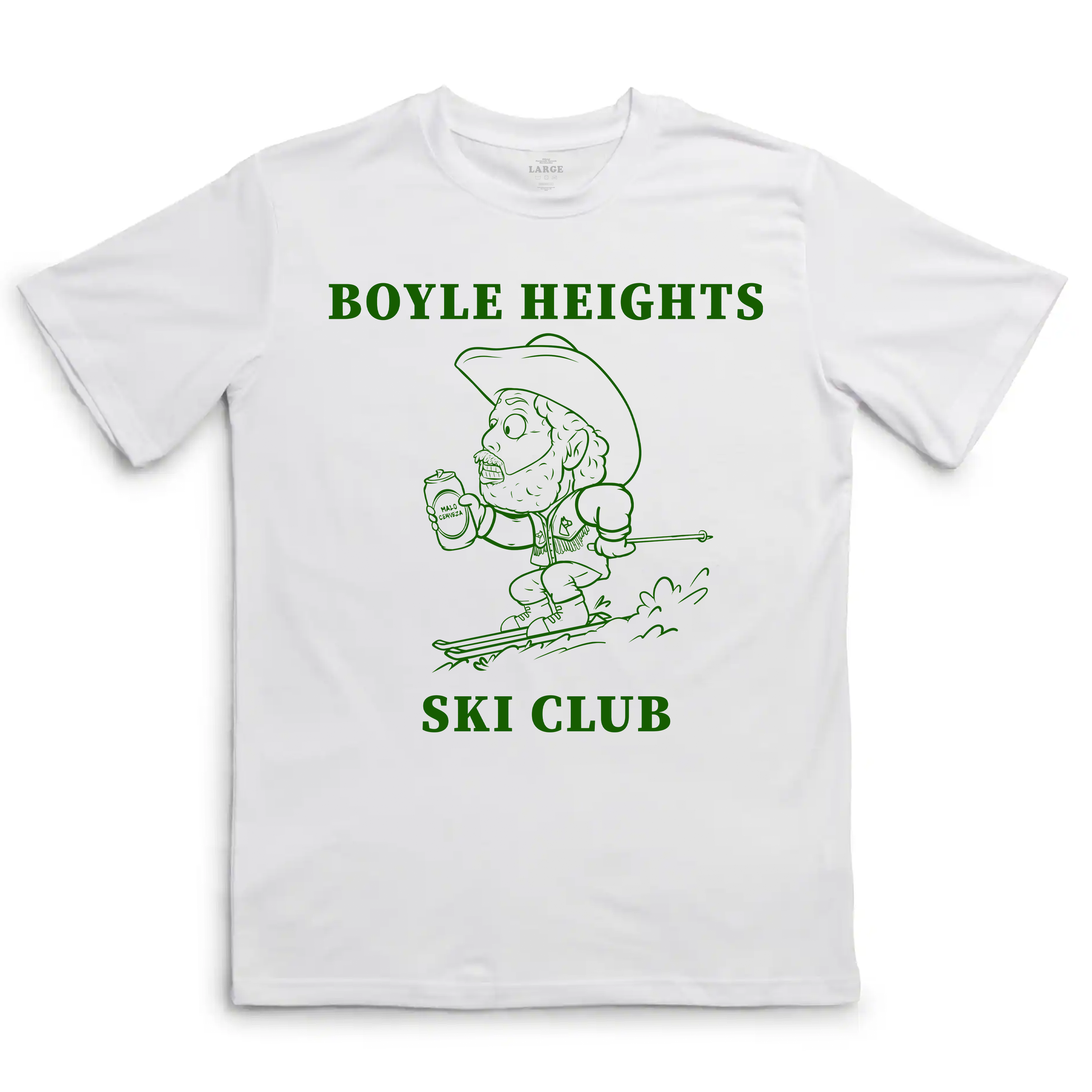 (Pre-Order) Boyle Heights Ski Club T-Shirt (White)