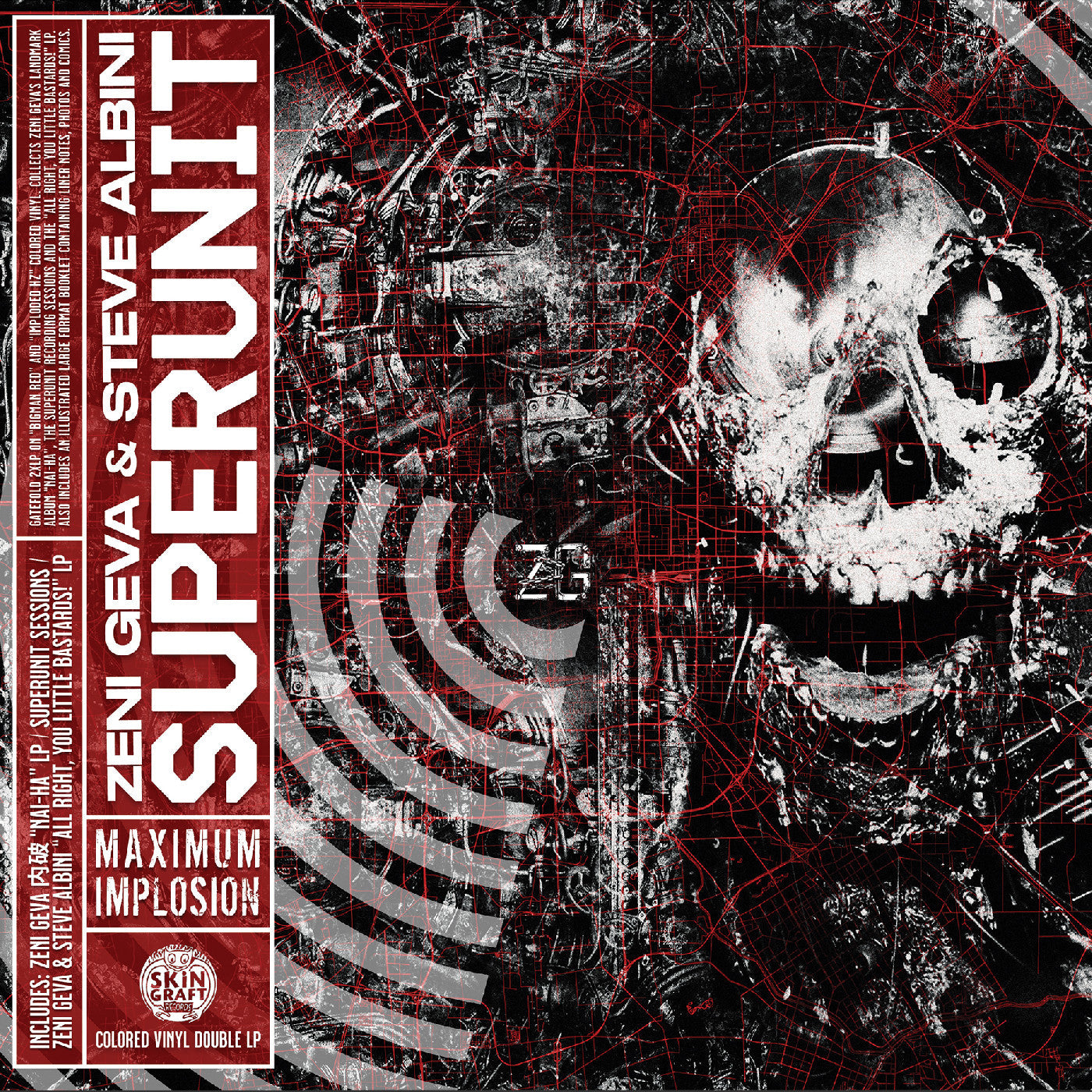 ZENI GEVA & STEVE ALBINI Superunit: Maximum Implosion (Red & Random Vinyl)