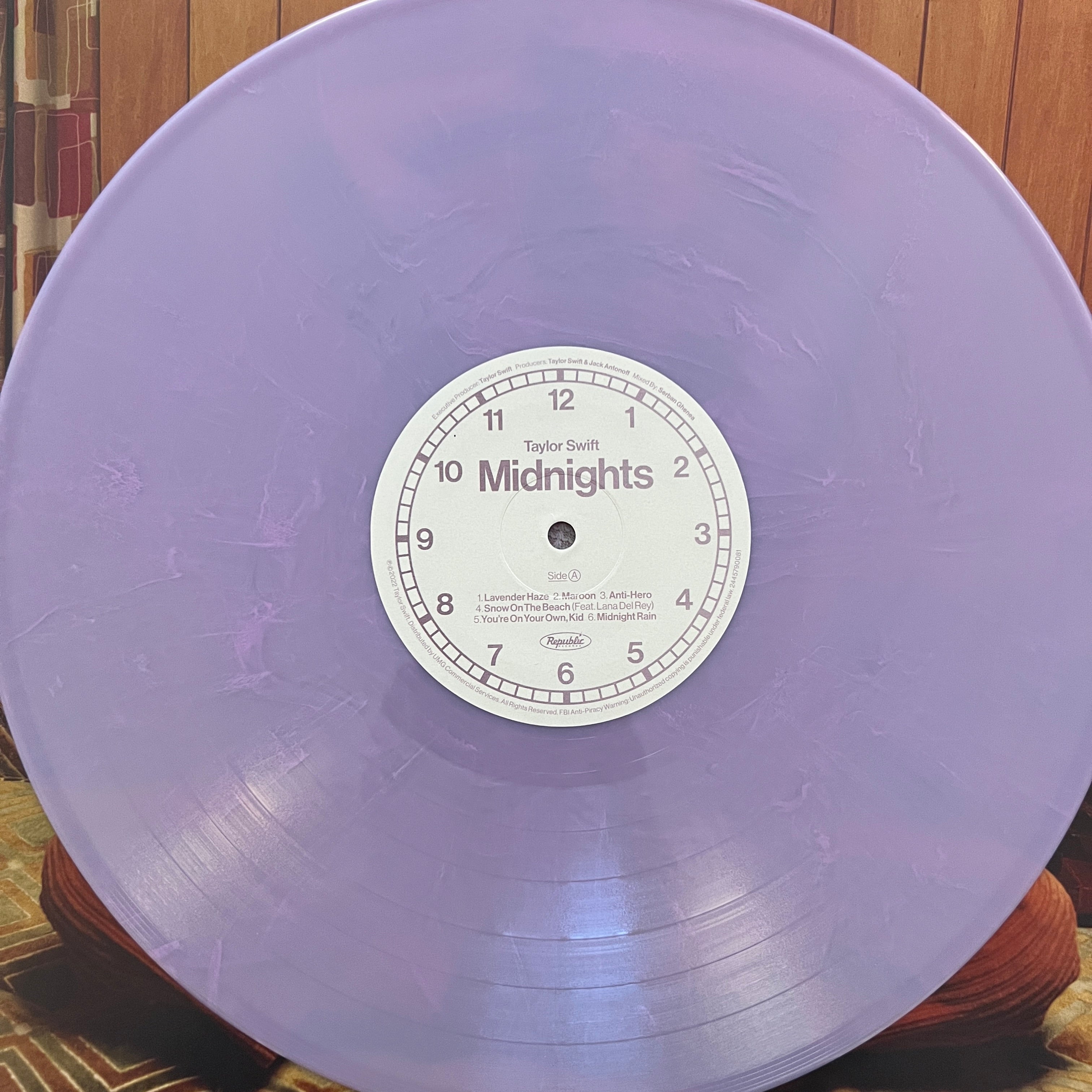Taylor Swift - Midnights (Lavender Marbled Vinyl) NM/EX