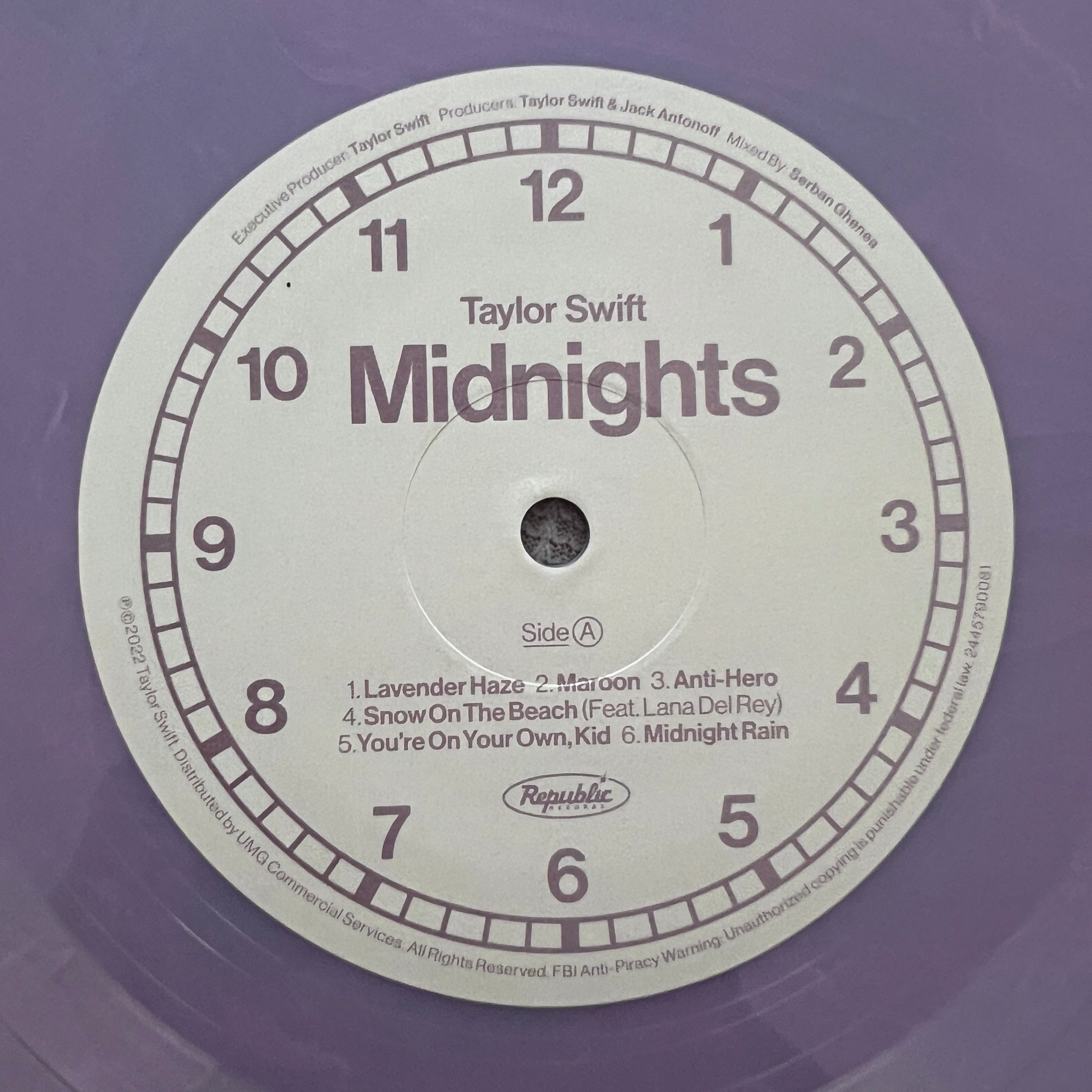 Taylor Swift - Midnights (Lavender Marbled Vinyl) NM/EX