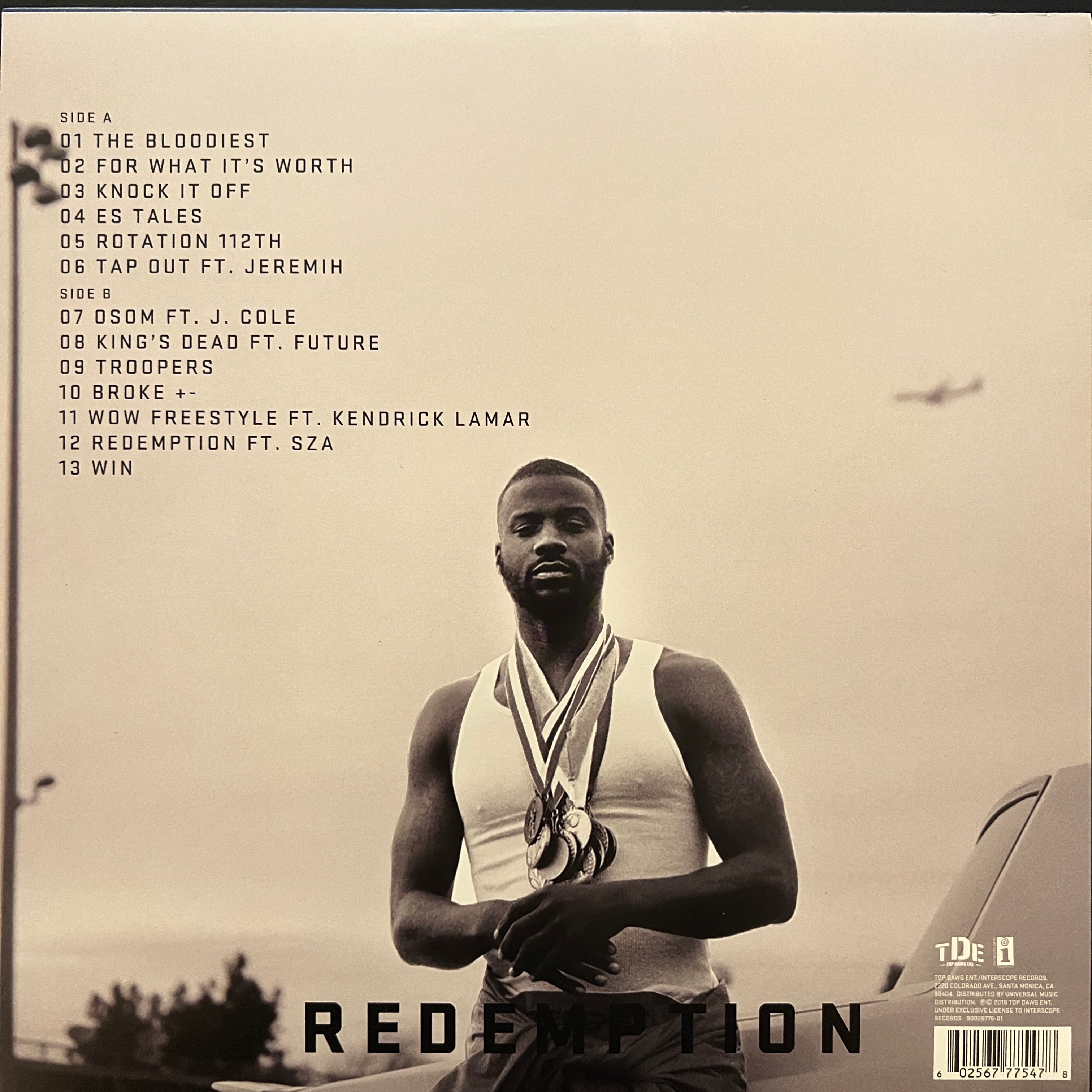 Jay Rock - Redemption (2018, TDE, Interscope) VG+