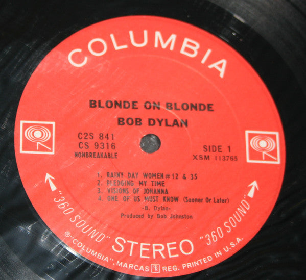 Bob Dylan - Blonde On Blonde (2xLP, Album, Pit)