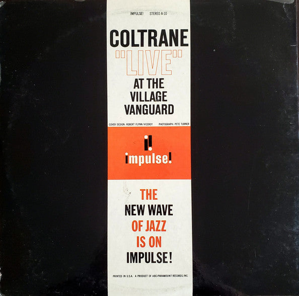 Coltrane - "Live" At The Village Vanguard (LP, Album, RE, Gat)