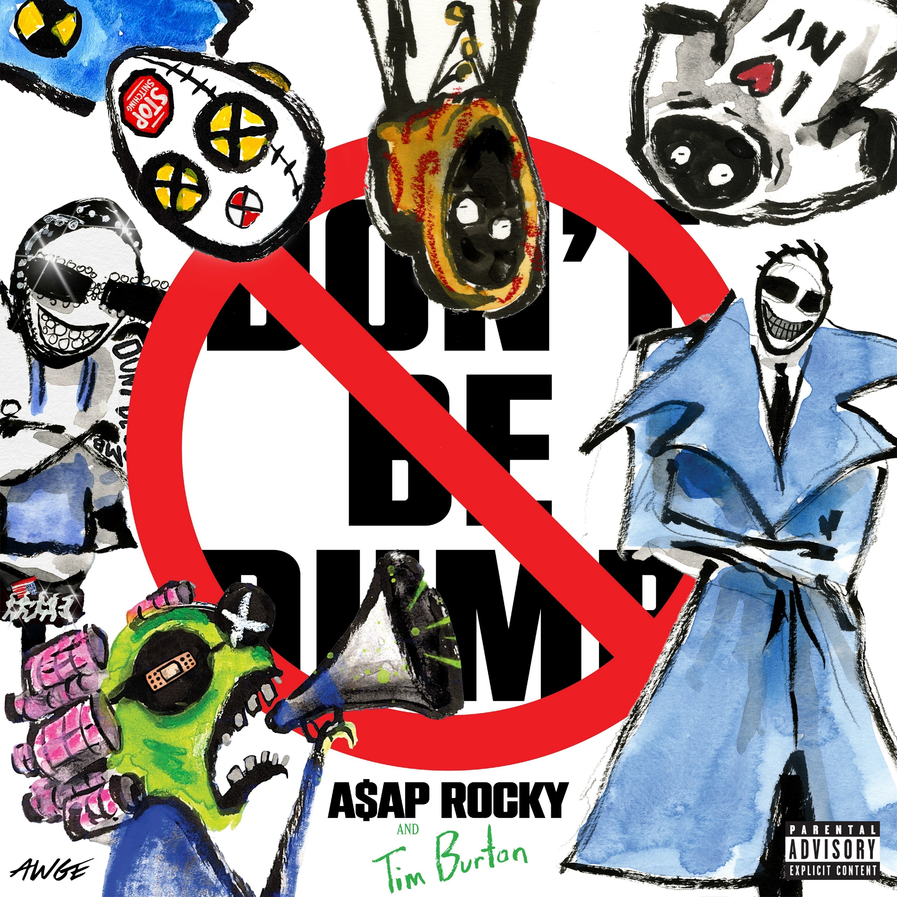 A$ap Rocky Don'T Be Dumb (1 Black & 1 White Vinyl) [2LP]