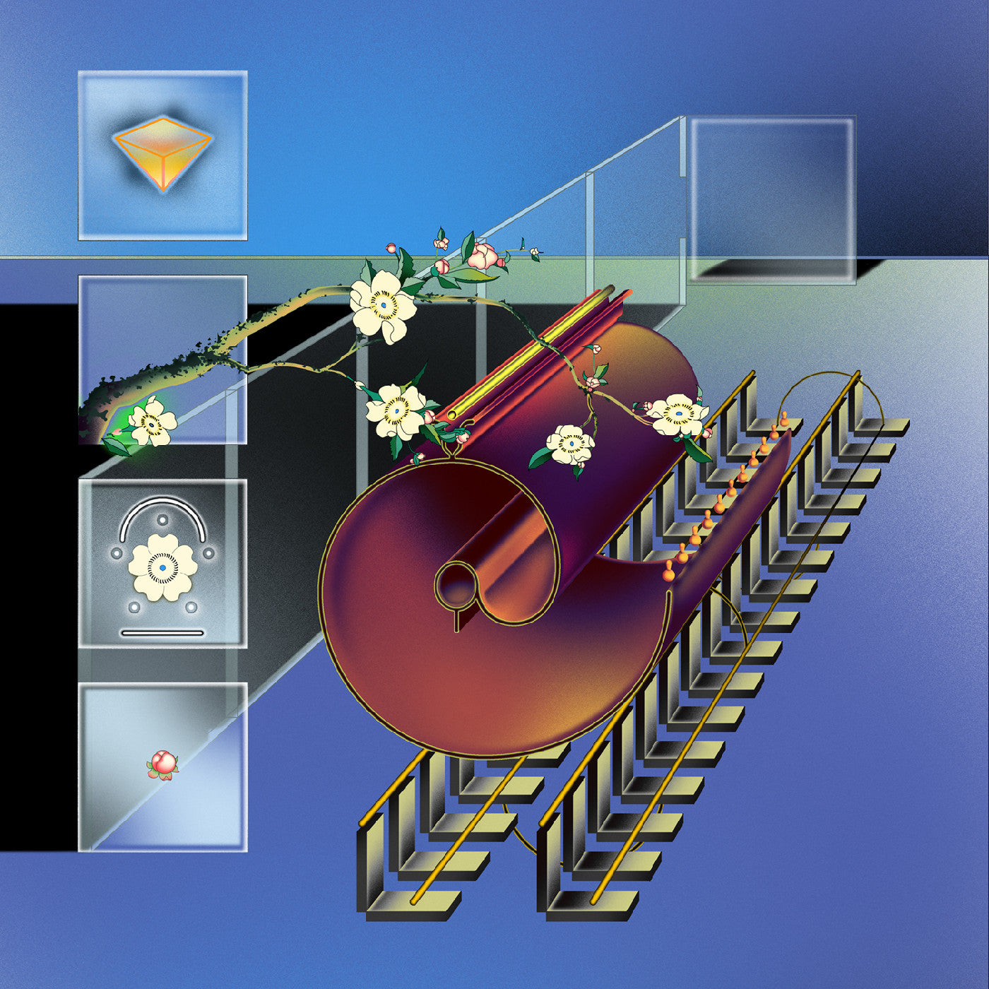 @ (At) Mind Palace Music (Blue And White Marble Vinyl)