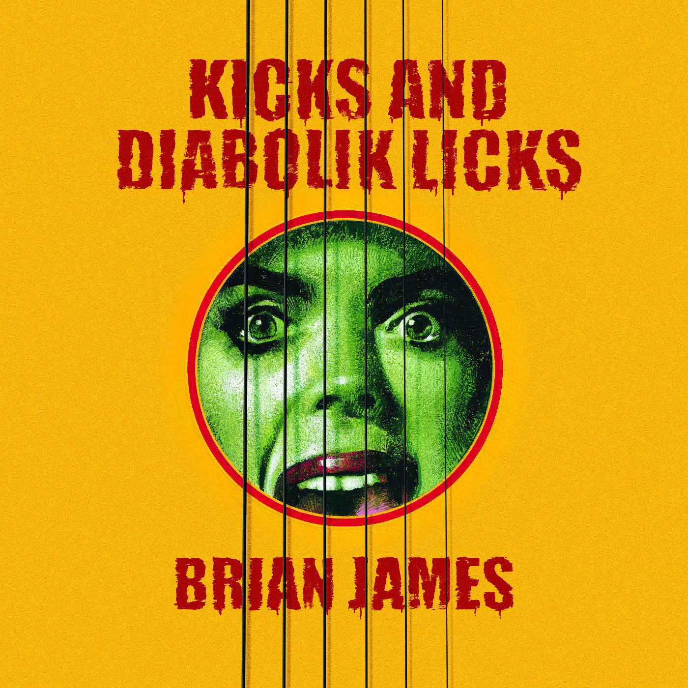 Brian James Kicks…And Diabolik Licks (Yellow Vinyl)