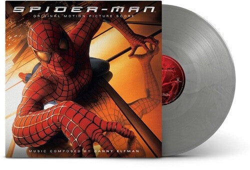Danny Elfman Spider-Man (Original Score) (Colored Vinyl, Silver, 180 Gram Vinyl, Gatefold LP Jacket, Poster)