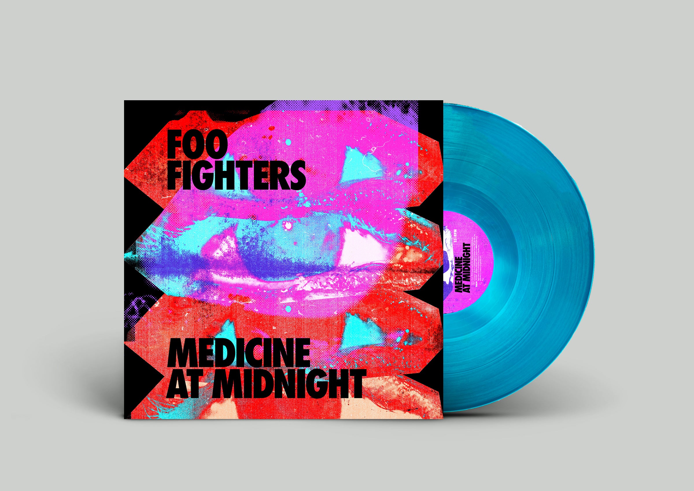 Foo Fighters Medicine At Midnight (INDIE EXCLUSIVE | 140 Gram Blue Vinyl | Printed Sleeve | 12'x12" Insert)