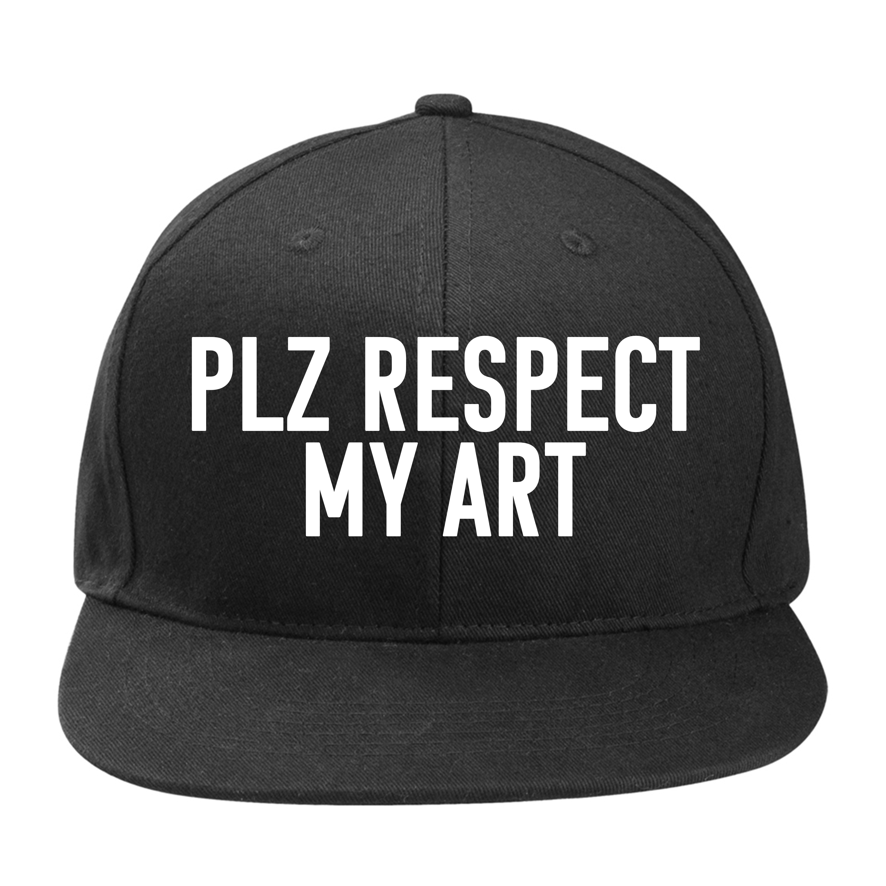 "Plz Respect My Art" (Snap Back Hat)