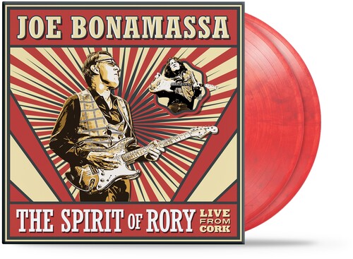 Joe Bonamassa The Spirit of Rory: Live From Cork (Limited Edition, Transparent Red & Black Swirl Colored Vinyl) (2 Lp's)