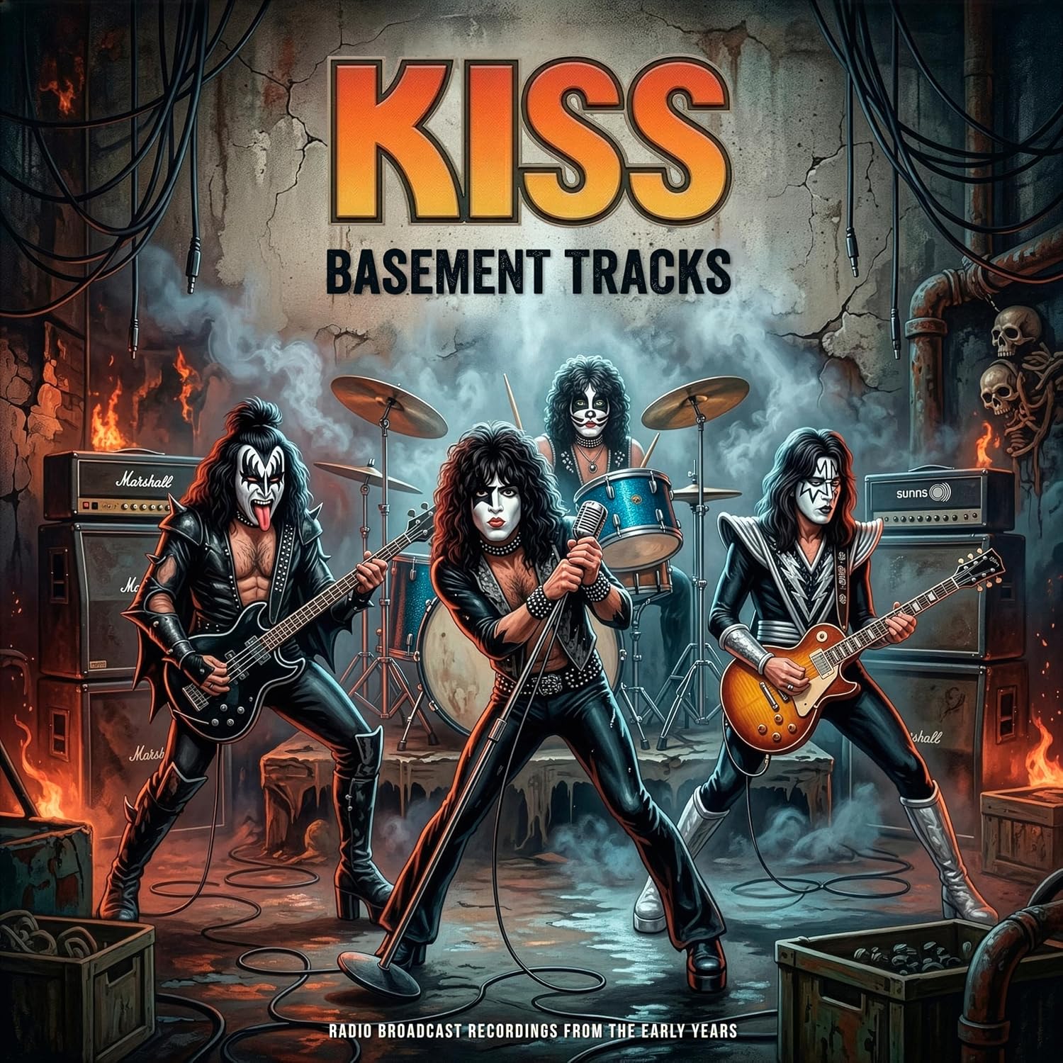 Kiss Basement Tracks (Limited Edition, Orange Colored Vinyl) [Import]