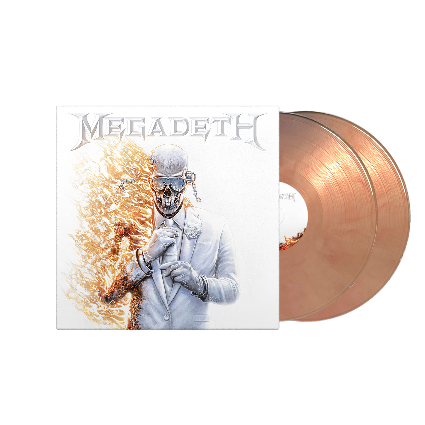 Megadeth Megadeth (Indie Exclusive) [White Orange Marble] [2LP]
