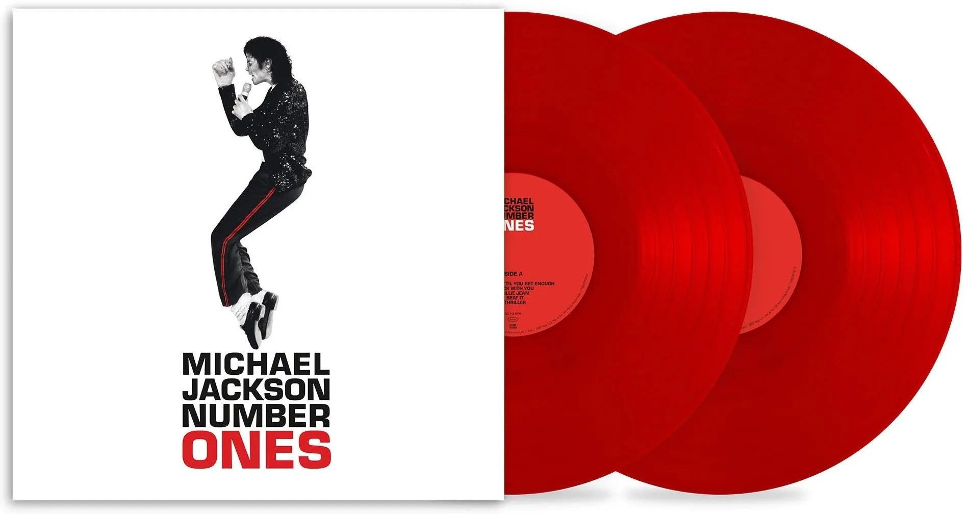 Michael Jackson Number Ones (Limited Edition, Red Colored Vinyl) (2 Lp's)