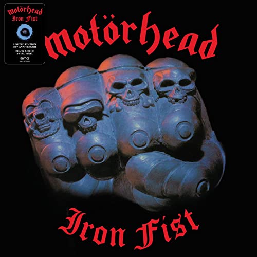 Motörhead Iron Fist (Limited Edition Black & Blue Swirl Vinyl)