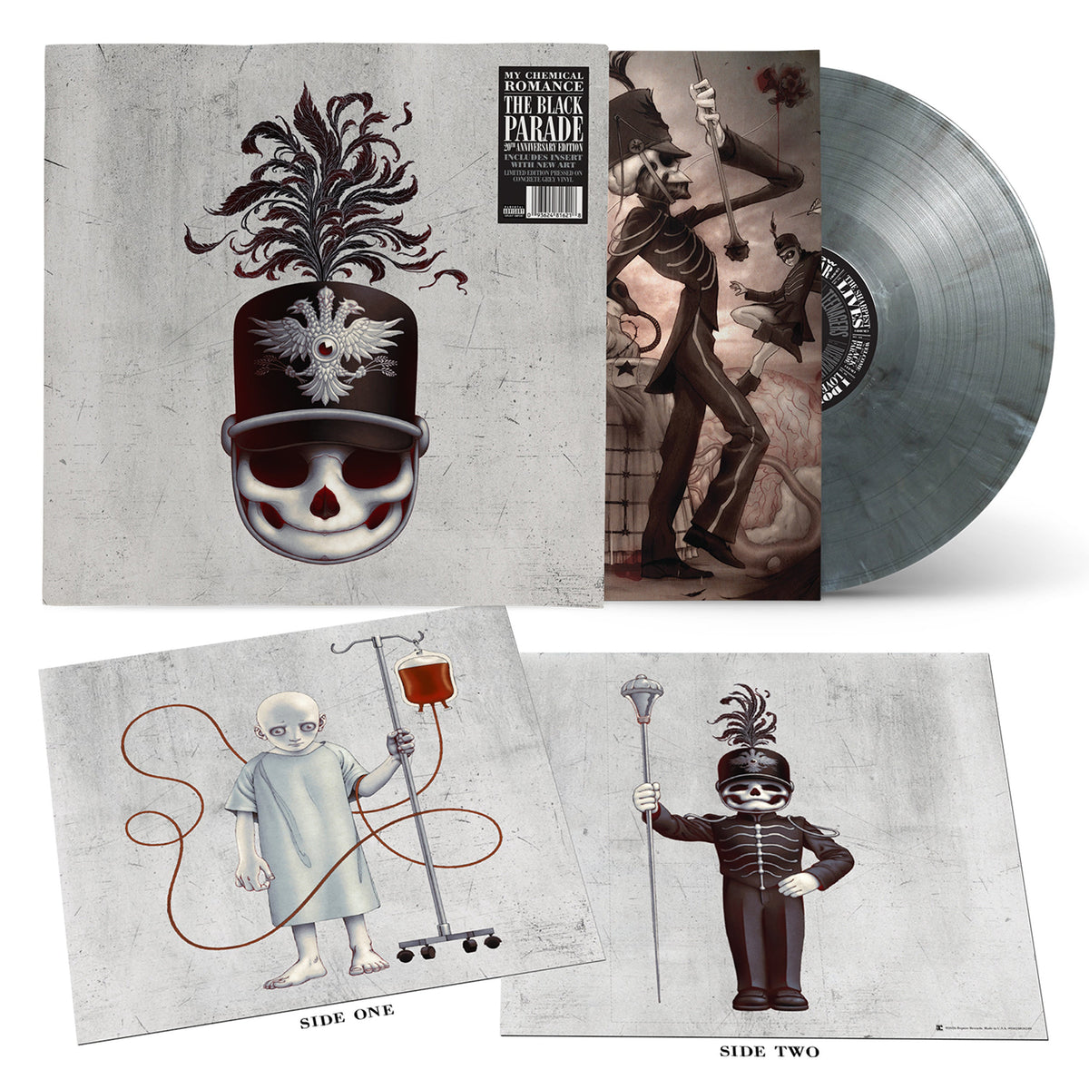 My Chemical Romance The Black Parade [Explicit Content] (20th Anniversary Edition) (Concrete Grey Colored Vinyl, Gatefold LP Jacket)