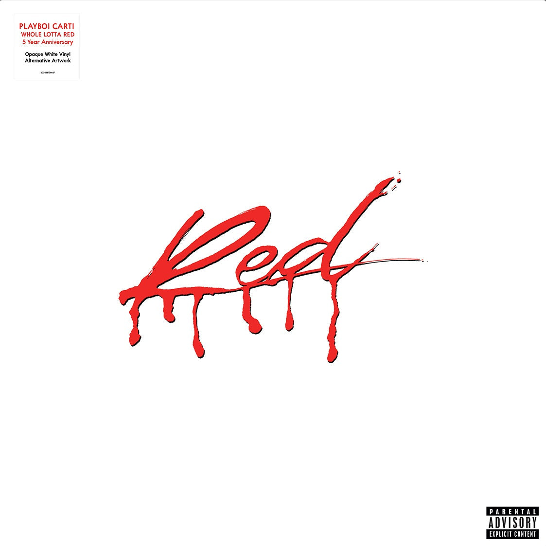 Playboi Carti Whole Lotta Red (5 Year Anniversary Edition) [Rain Cloud White 2LP]