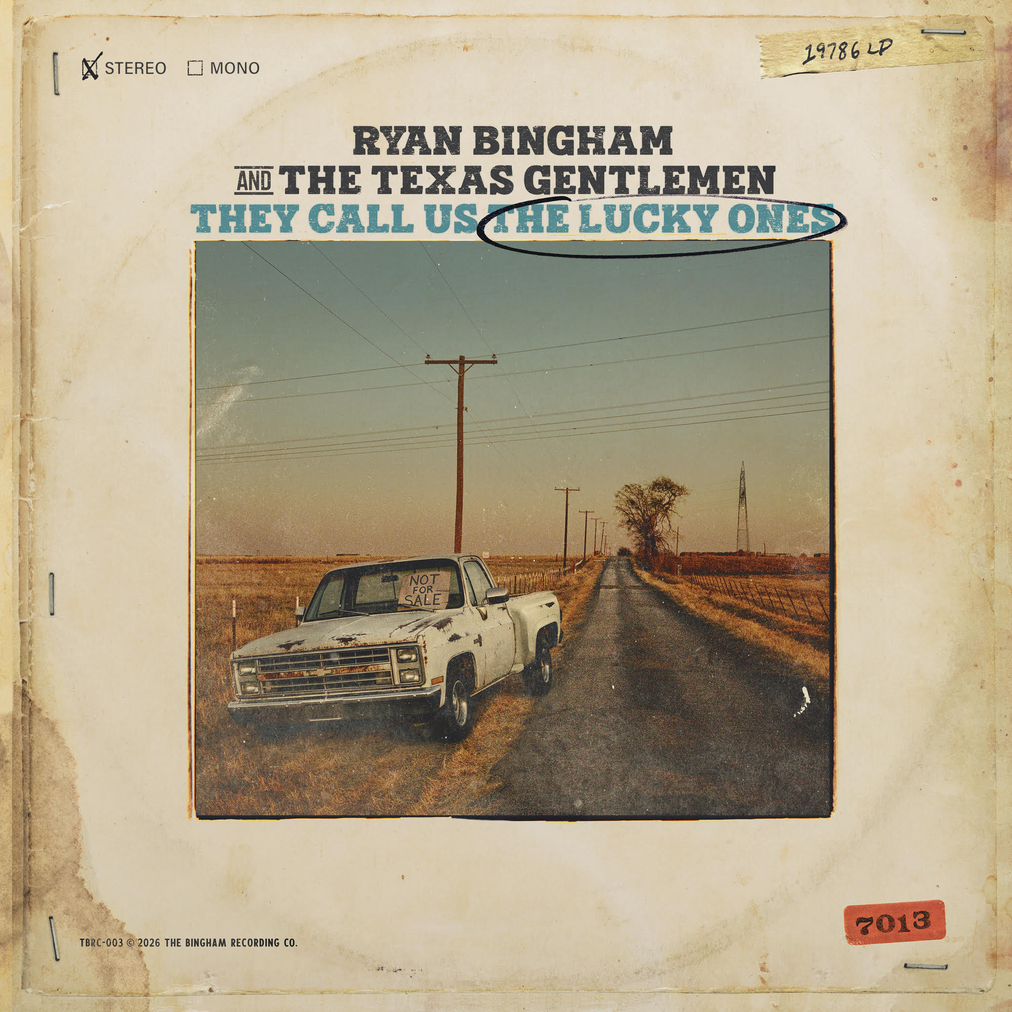 Ryan Bingham They Call Us The Lucky Ones (Indie Exclusive) [Electric Smoke Vinyl]
