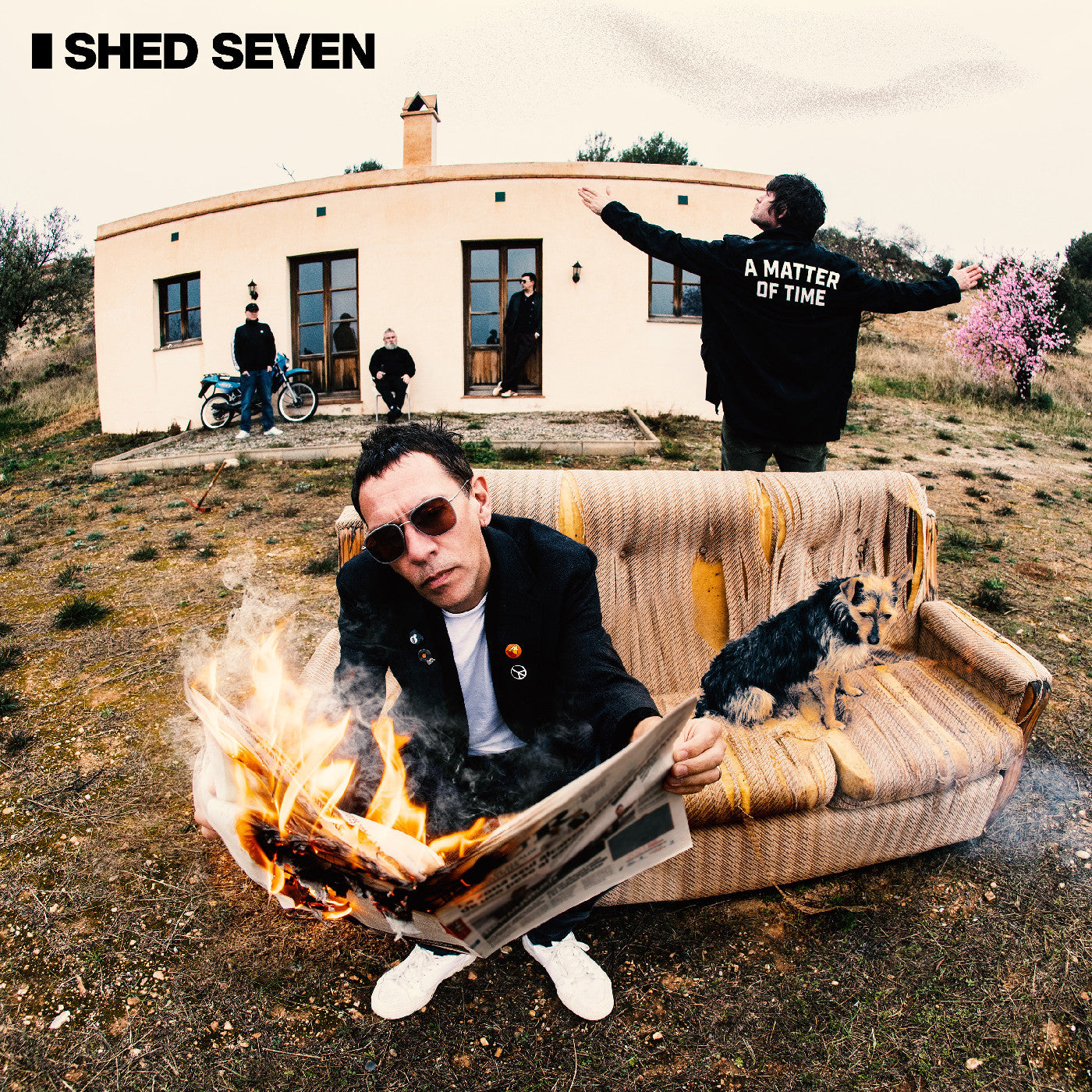 Shed Seven A Matter Of Time [Black/Red Marble Vinyl]