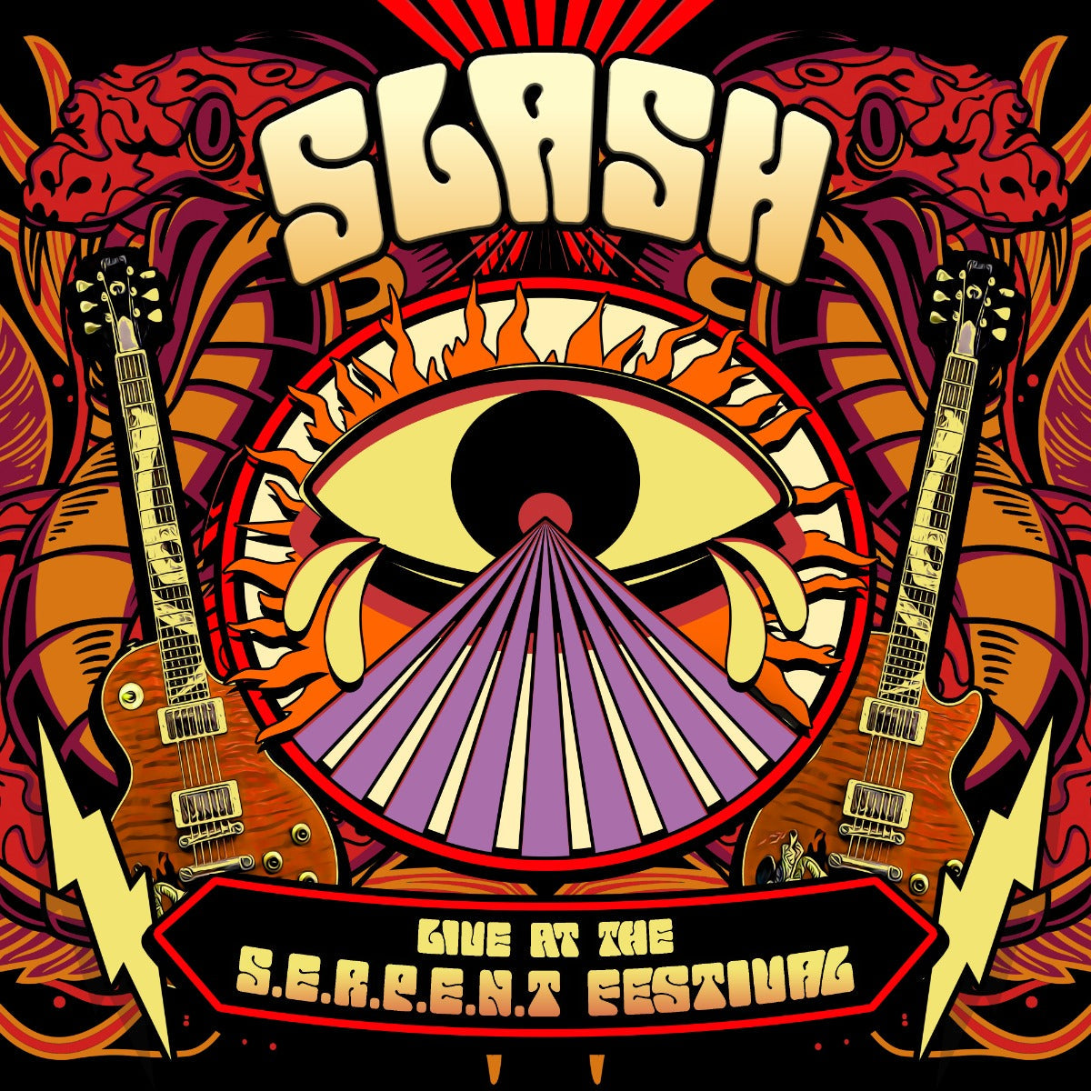 Slash Live At The S.E.R.P.E.N.T. Festival (Red Orange Yellow W/Gatefold) [3LP]