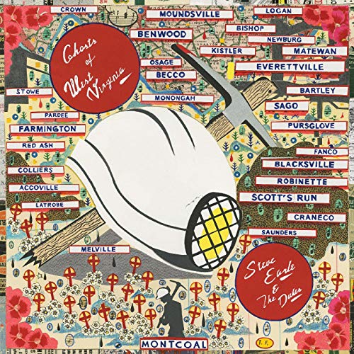 Steve Earle And The Dukes Ghosts of West Virginia (Blue and Black Swirl Color Vinyl)