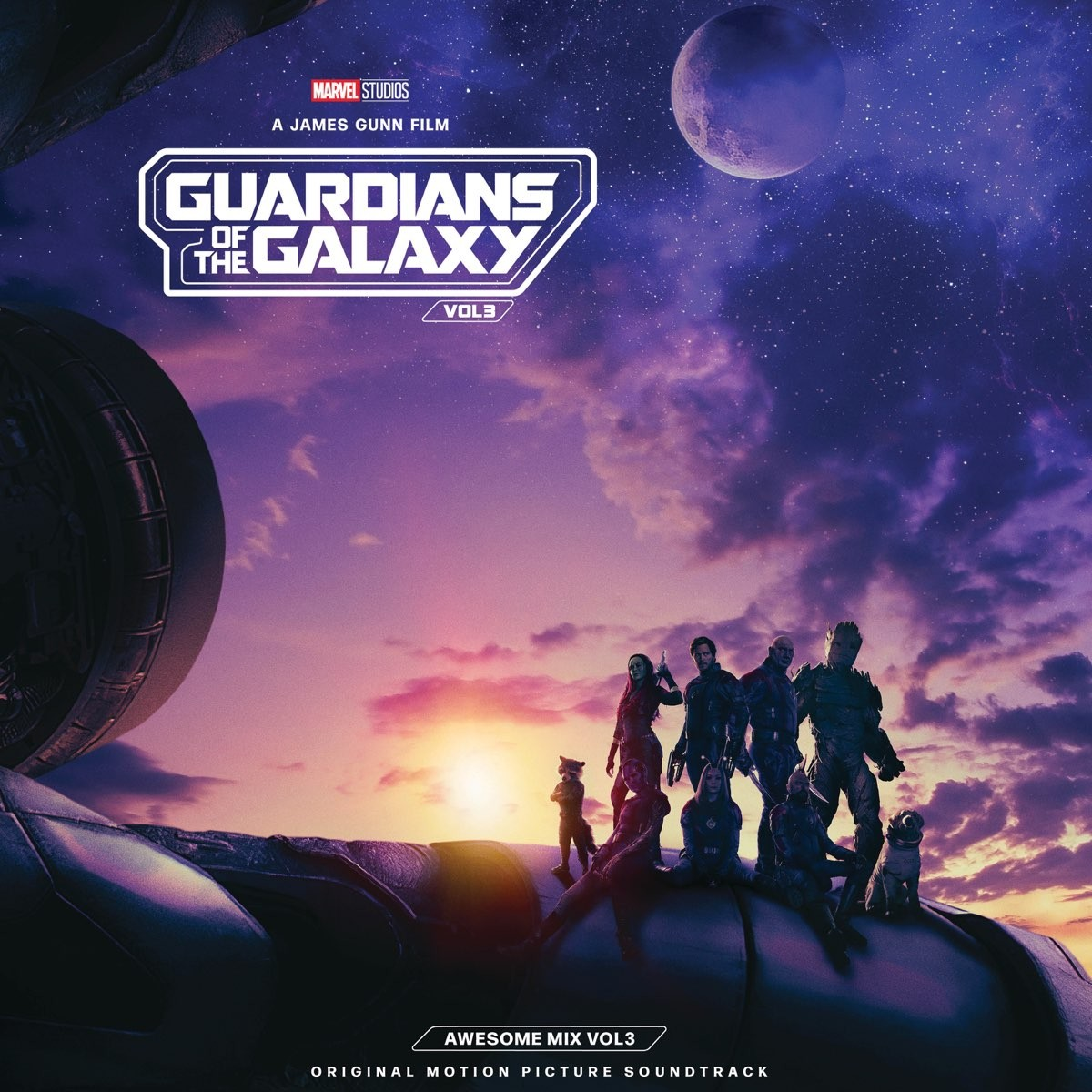 Various Artists Guardians Of The Galaxy Vol. 3: Awesome Mix Vol. 3 (Limited Edition, Translucent Grape & Cobalt Blue Colored Vinyl, Bonus Poster) (2 Lp's)