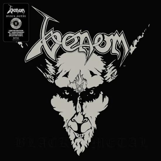 Venom Black Metal (40th Anniversary Edition) (Limited Edition, Silver & Black Splatter Vinyl)