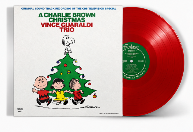 Vince Guaraldi Trio A Charlie Brown Christmas Vinyl LP (CHRISTMAS RED VINYL)