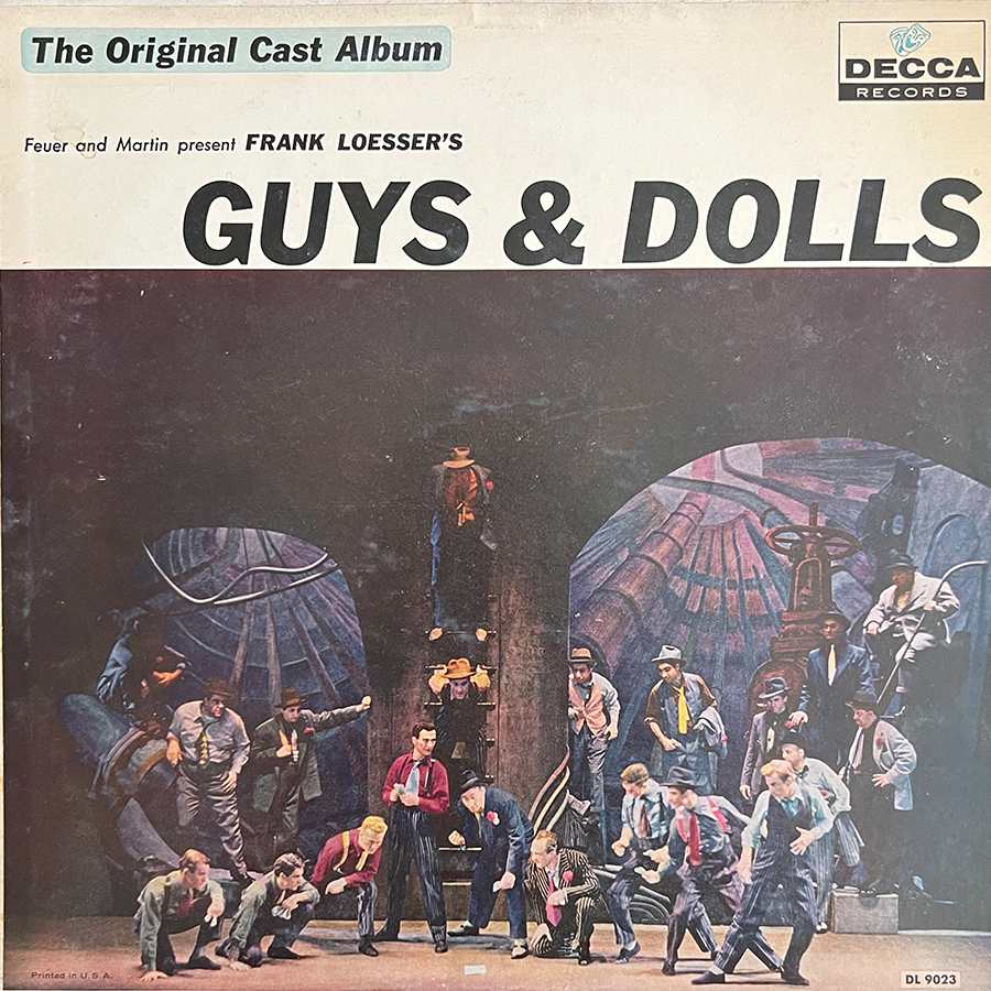 Guys & Dolls Original Cast Album (Decca, DL 9023) VG+
