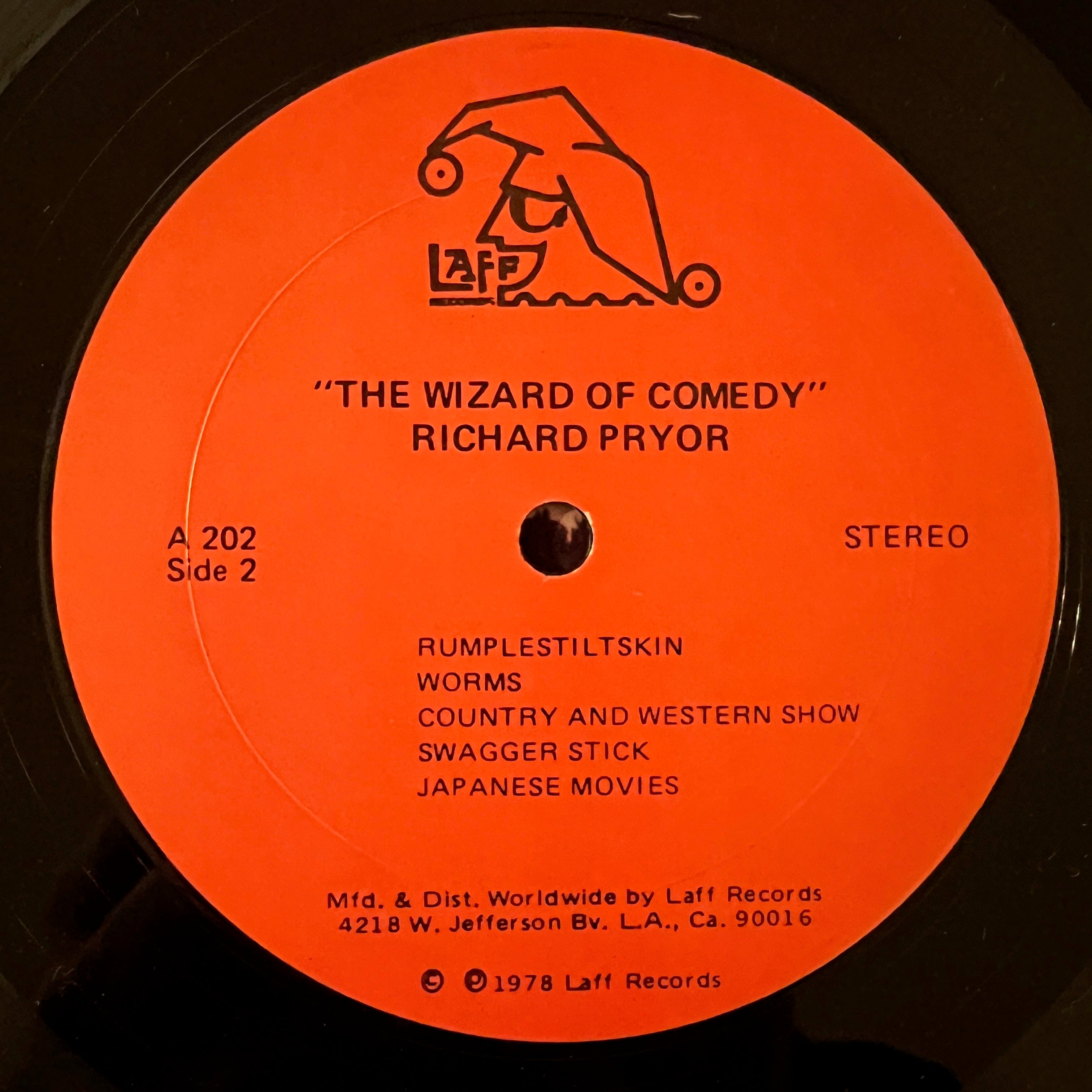 Richard Pryor - The Wizard of Comedy (Vinyl LP) (Laff, 1978 A-202) VG+