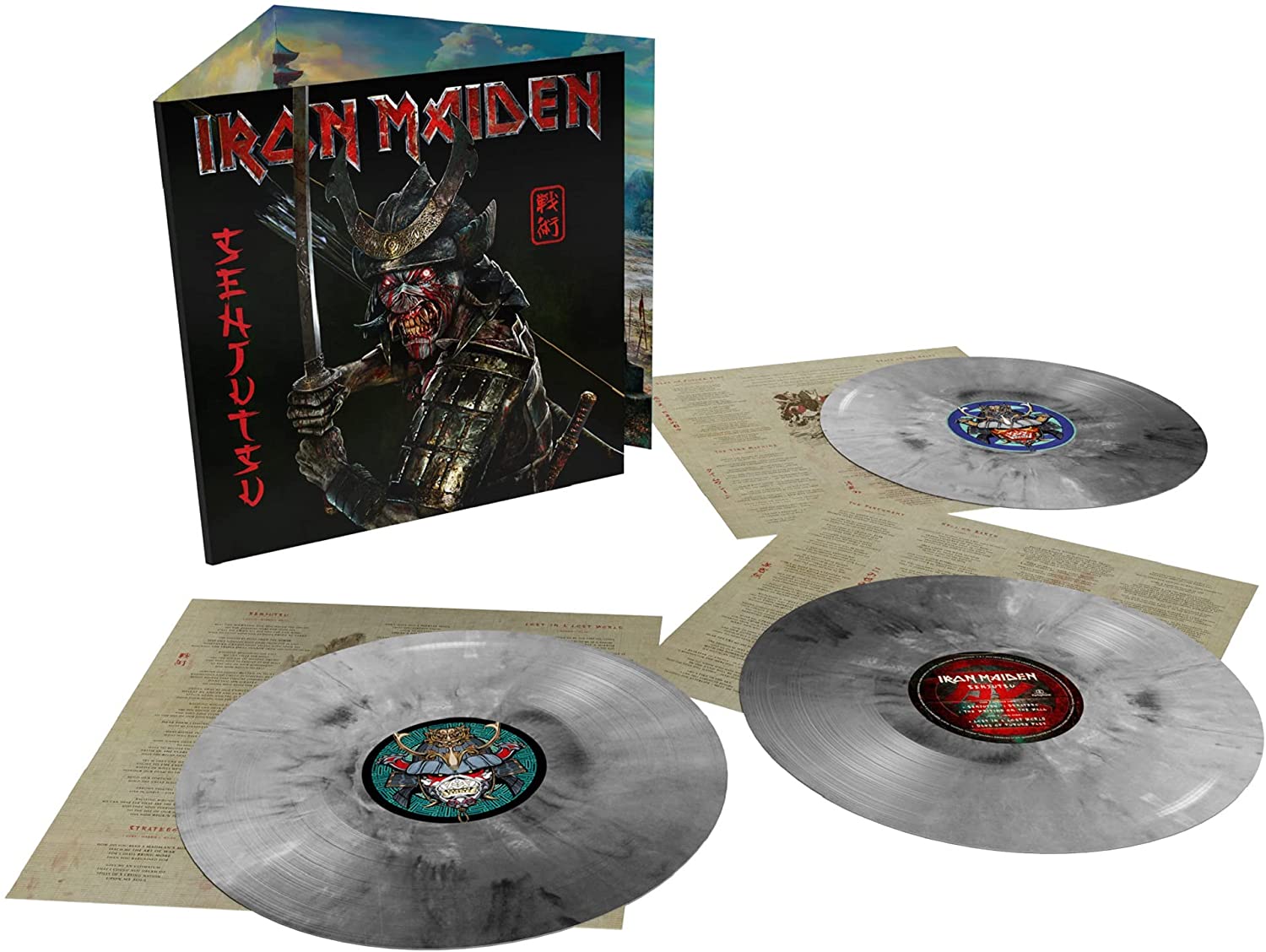 Iron Maiden - Senjutsu (Limited Edition, Silver & Black Marble Colored Vinyl) (3LP)
