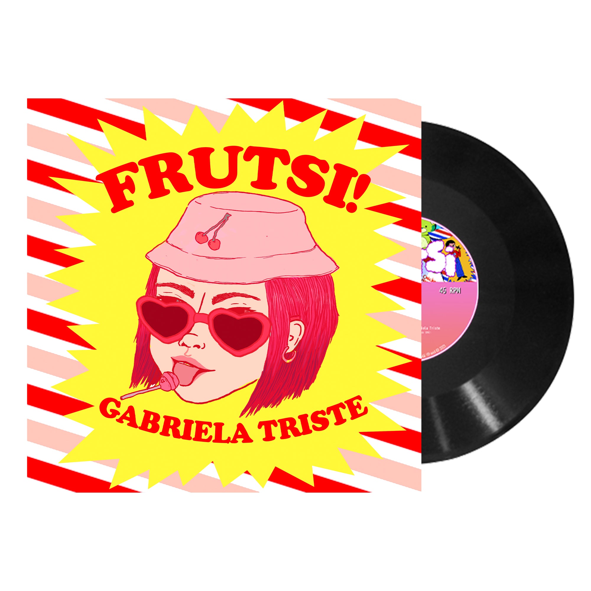 (NR-004) Gabriela Triste - Frutsi!/Domingo 7" Lathe Cut Vinyl (50 PR)