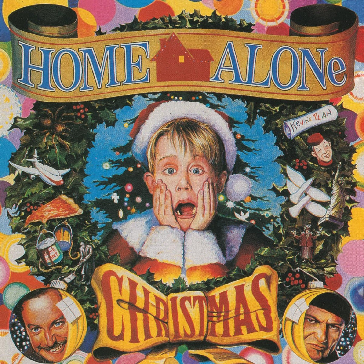 Various Artists: Home Alone Christmas (Clear with Red & Green "Christmas Party" Swirl Vinyl Edition)