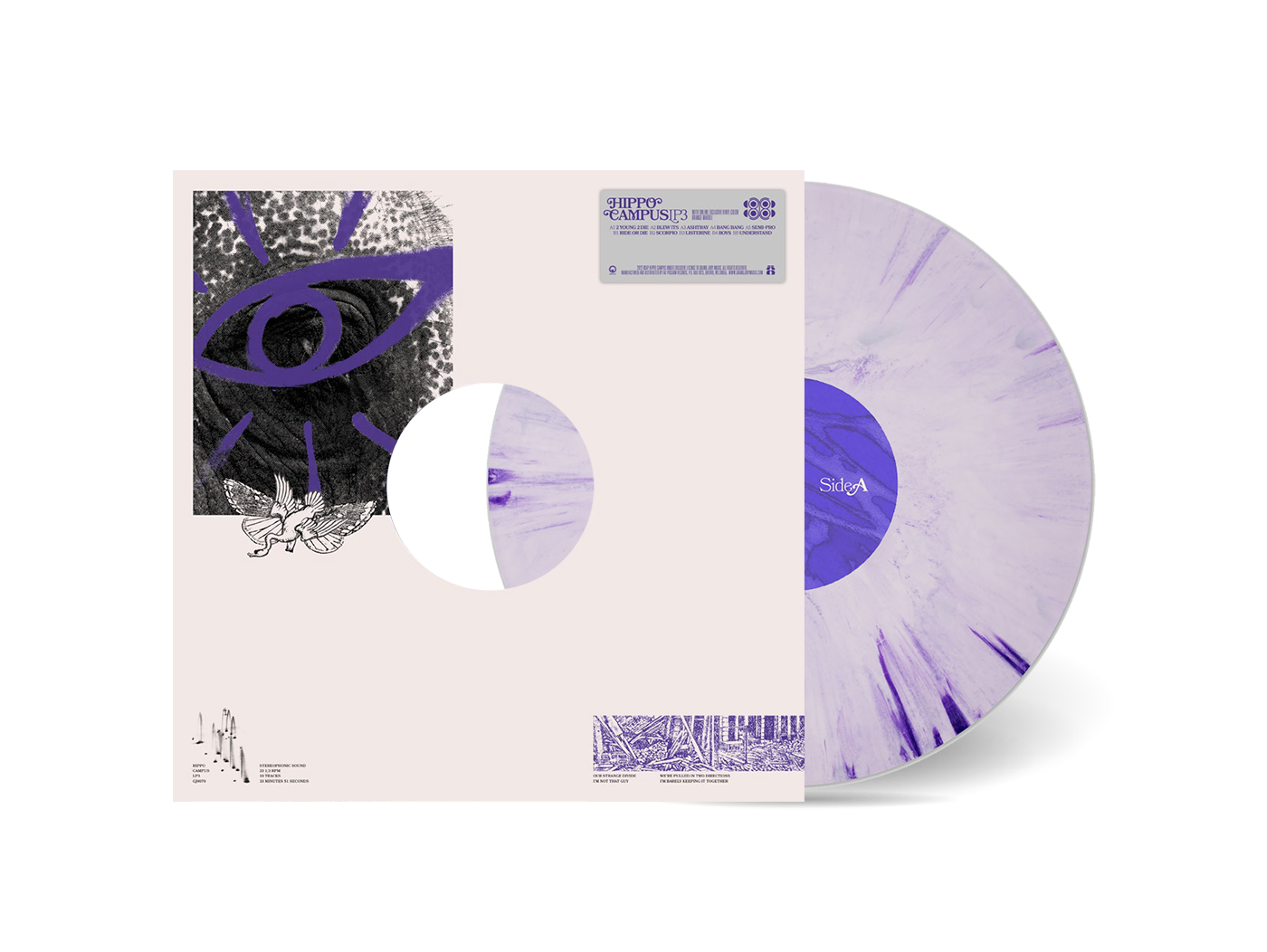 Hippo Campus - LP3 (Clear Vinyl, Purple, Limited Edition, Indie Exclusive)