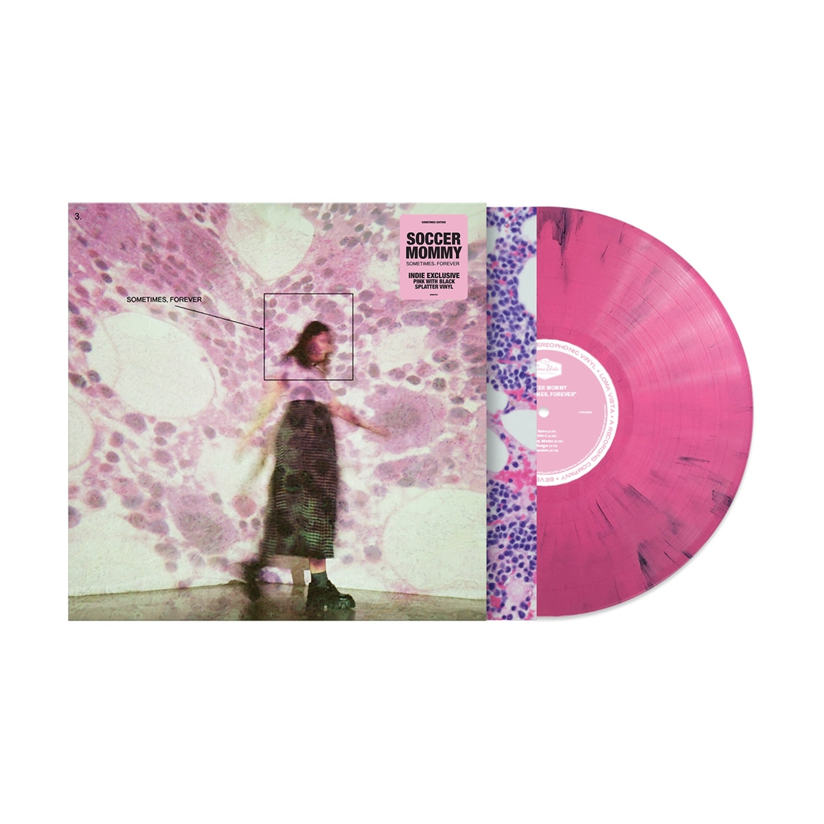 Soccer Mommy - Sometimes, Forever (Colored Vinyl, Pink, Black, Limited Edition, Indie Exclusive)
